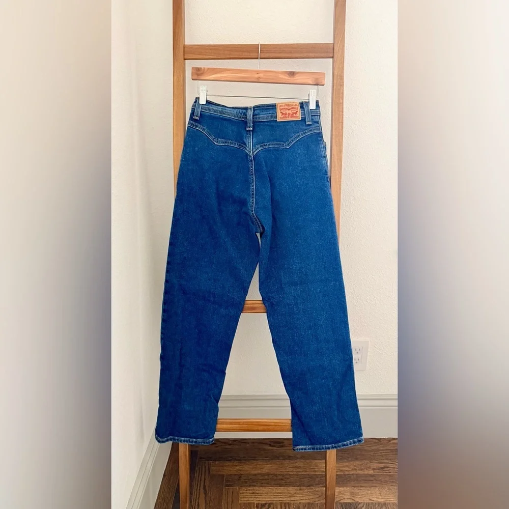 Levi's Riveted Ribcage Straight Ankle Jeans - Picture 2 of 5